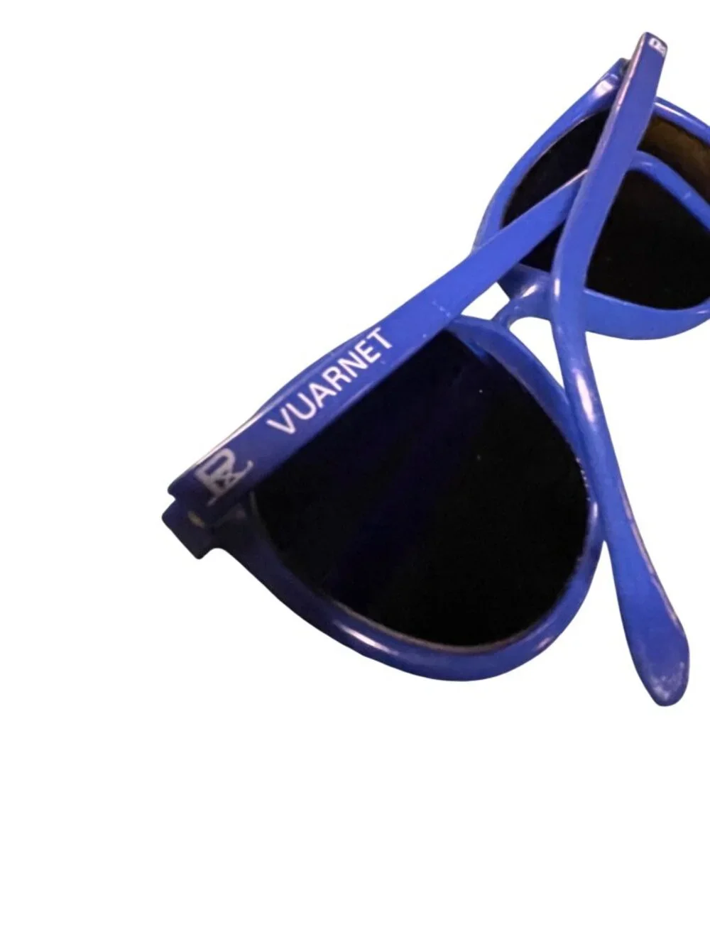 Vuarnet Blue Aviator Sunglasses With Brown Lenses Made In France Unisex